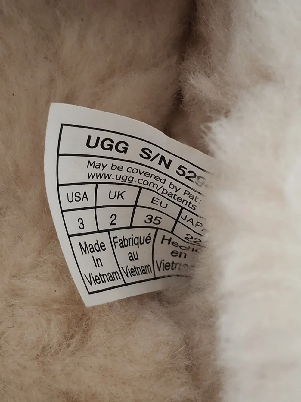 Kids UGG Dakota Moccasin Slippers Girls Big Sz 3 Chestnut Suede Shearling No Box